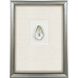 Oyster in Paradise Beige and Blue and Neutral and Turquoise Framed Art