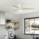 Brunner 52 inch Matte White with Light Oak/Fresh White Blades Ceiling Fan