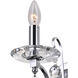 Valentina 1 Light 5 inch Chrome Wall Light