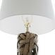 Horatio 72 inch 150.00 watt Palm Gray Floor Lamp Portable Light