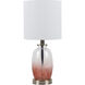 Manitoba 19.5 inch 60 watt Nickel Table Lamp Portable Light