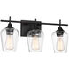 Octave 3 Light 21 inch English Bronze Bathroom Vanity Light Wall Light, Essentials