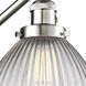Seneca Falls 18 inch 3.5 watt Satin Nickel Swing Arm Wall Light, Franklin Restoration