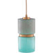 Madigan 1 Light 6 inch Aqua Pendant Ceiling Light