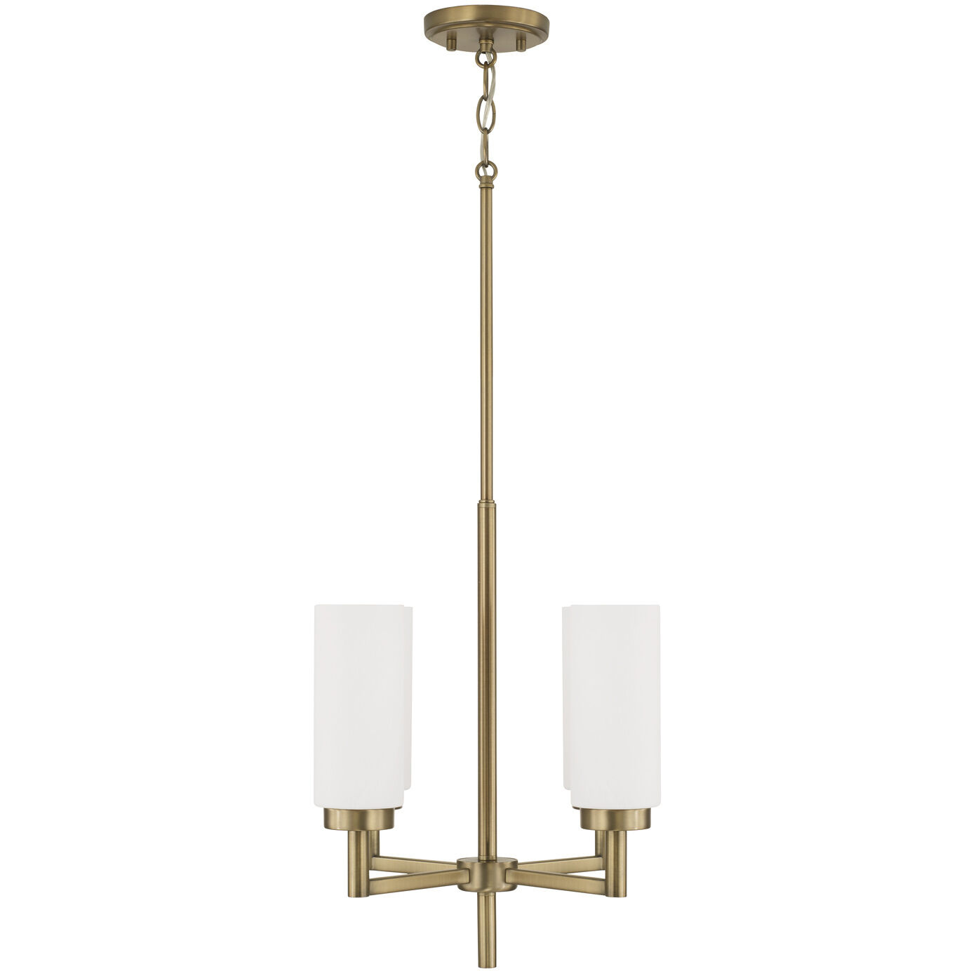 Alyssa 4 Light 16.25 inch Aged Brass Pendant Ceiling Light