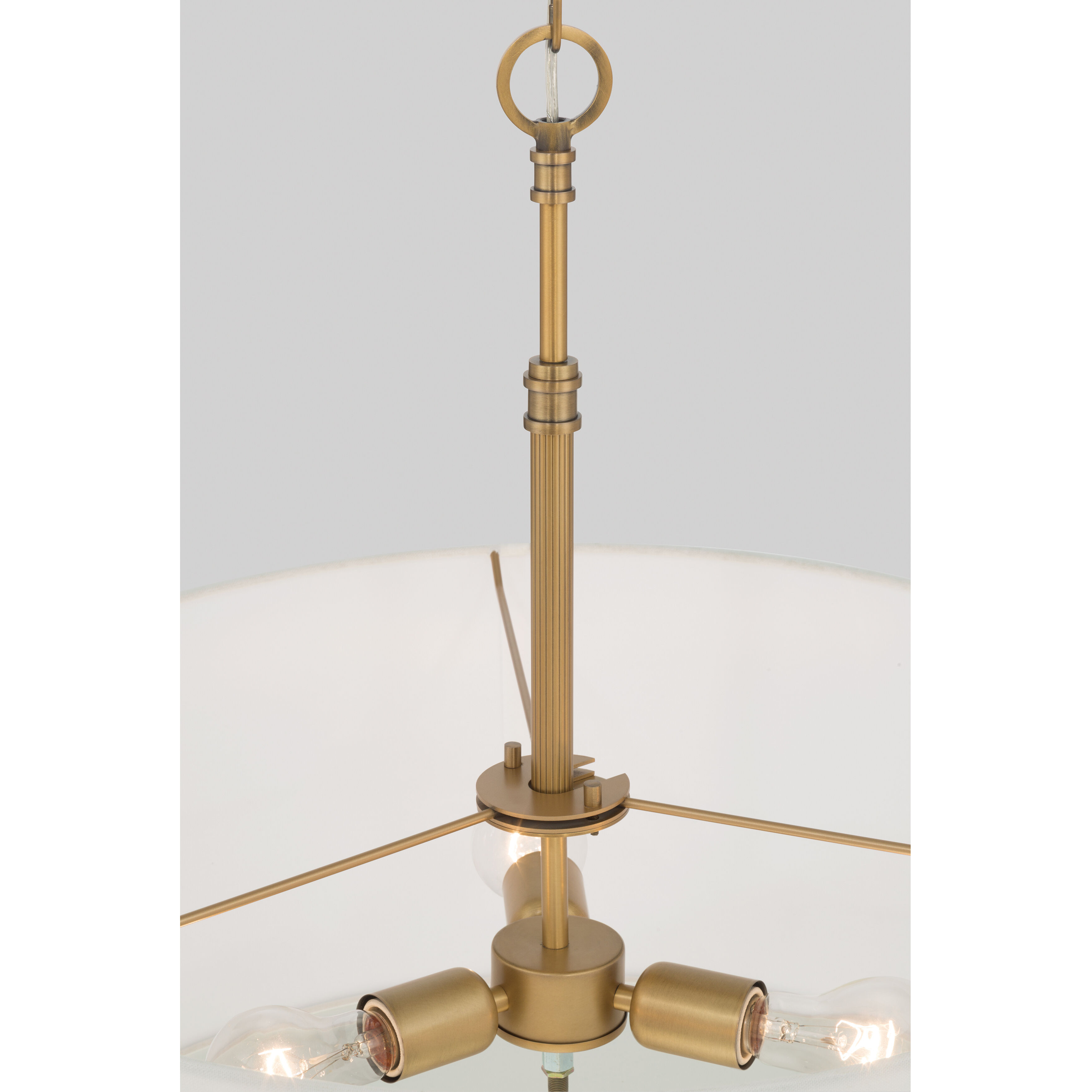 Molvene 3 Light 24 inch Legacy Brass Pendant Ceiling Light