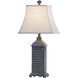 Longboat Key Shutter 28 inch 60.00 watt Stormy Deep Blue Table Lamp Portable Light