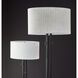 Foster 62 inch 100.00 watt Black Floor Lamp Portable Light