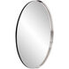 Dante 30 X 30 inch Polished Silver Wall Mirror
