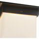 Mineral 1 Light 7.88 inch Urban Bronze and Matte Opal Glass Flush Mount Ceiling Light in Opal Glass Shade