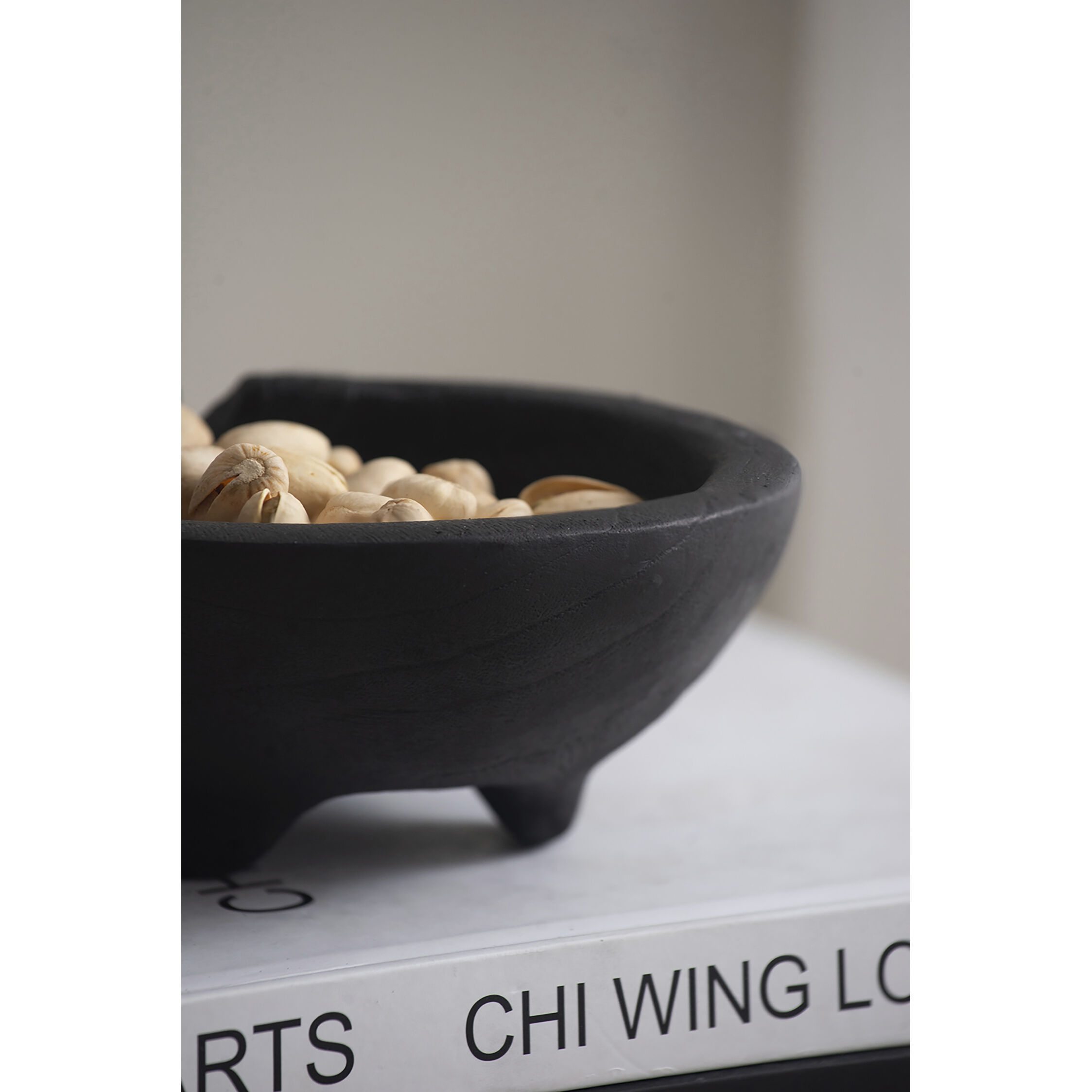 Teak 6 X 3 inch Bowls, With Legs, Set of 2