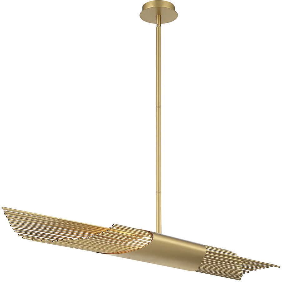 Umura Linear Chandelier Ceiling Light in Gold