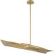 Umura Linear Chandelier Ceiling Light in Gold