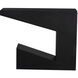 Devo 38 X 12 inch Matte Black Console