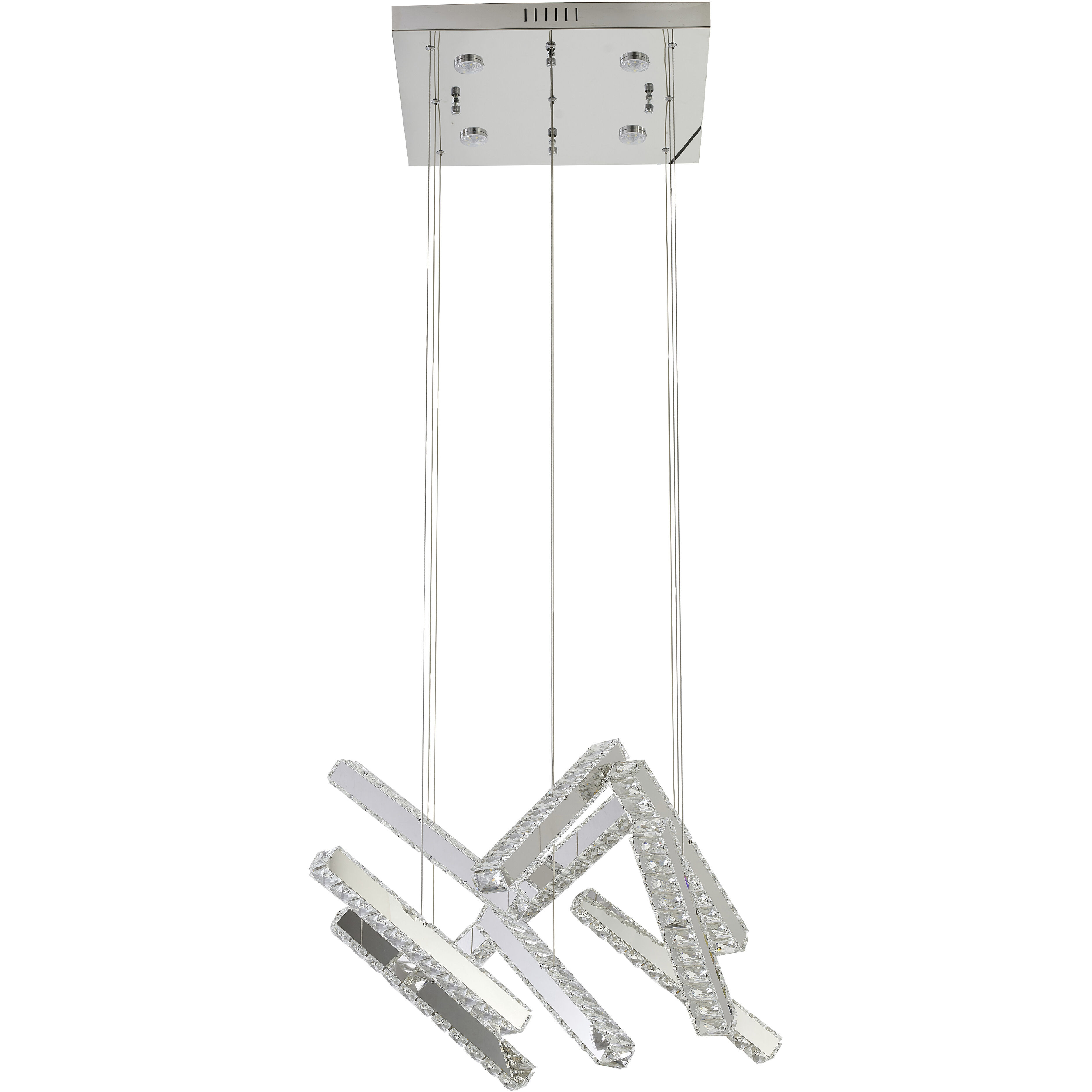 Canada LED 19.6 inch Chrome Chandelier Ceiling Light