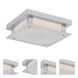 Cermack St. LED 12 inch Polished Chrome Flush Mount Ceiling Light