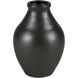 Faye 10 X 6.75 inch Vase in Black