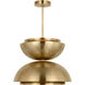 Sean Lavin Shanti 2 Light 26 inch Natural Brass Pendant Ceiling Light