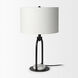 Sarah 22.2 inch Black and White Table Lamp Portable Light