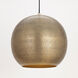 Aurelia 1 Light 20.25 inch Weathered Brass Single Pendant Ceiling Light