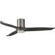 Woodwind 52 inch Satin Nickel Indoor Ceiling Fan in Greywood