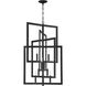 Portrait 8 Light 21 inch Espresso Foyer Light Ceiling Light