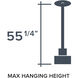 Skylar LED 15 inch Matte Black Down Pendant Ceiling Light