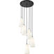 Farrell 7 Light 18 inch Matte Black Chandelier Ceiling Light