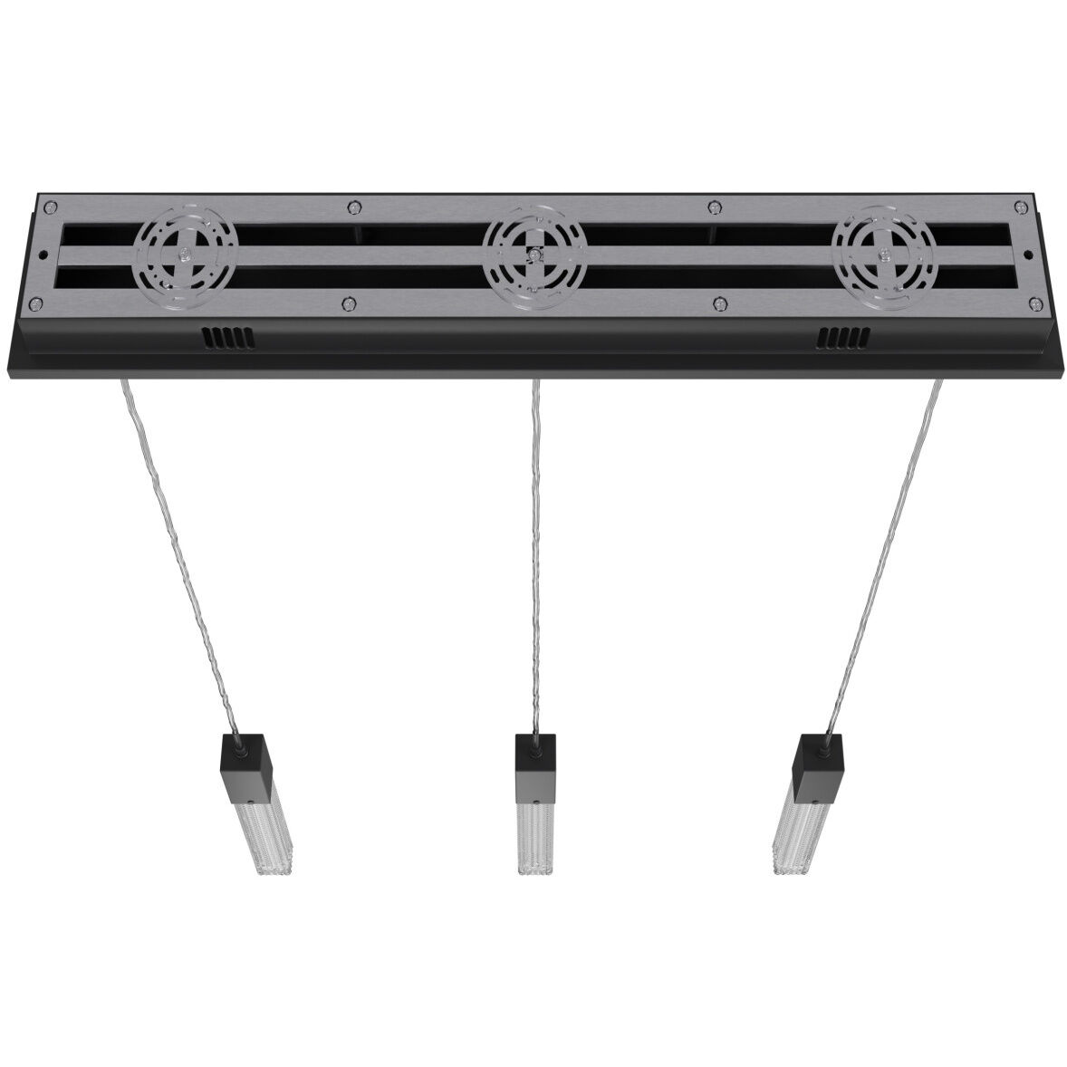 Boa LED 7 inch Black Multi Port Pendant Ceiling Light