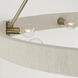 Delaney 8 Light 36 inch Matte Brass Chandelier Ceiling Light