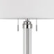 Montilla 60 inch 60 watt Brushed Steel Floor Lamp Portable Light