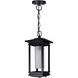 Granville 1 Light 6.9 inch Black Outdoor Hanging Light