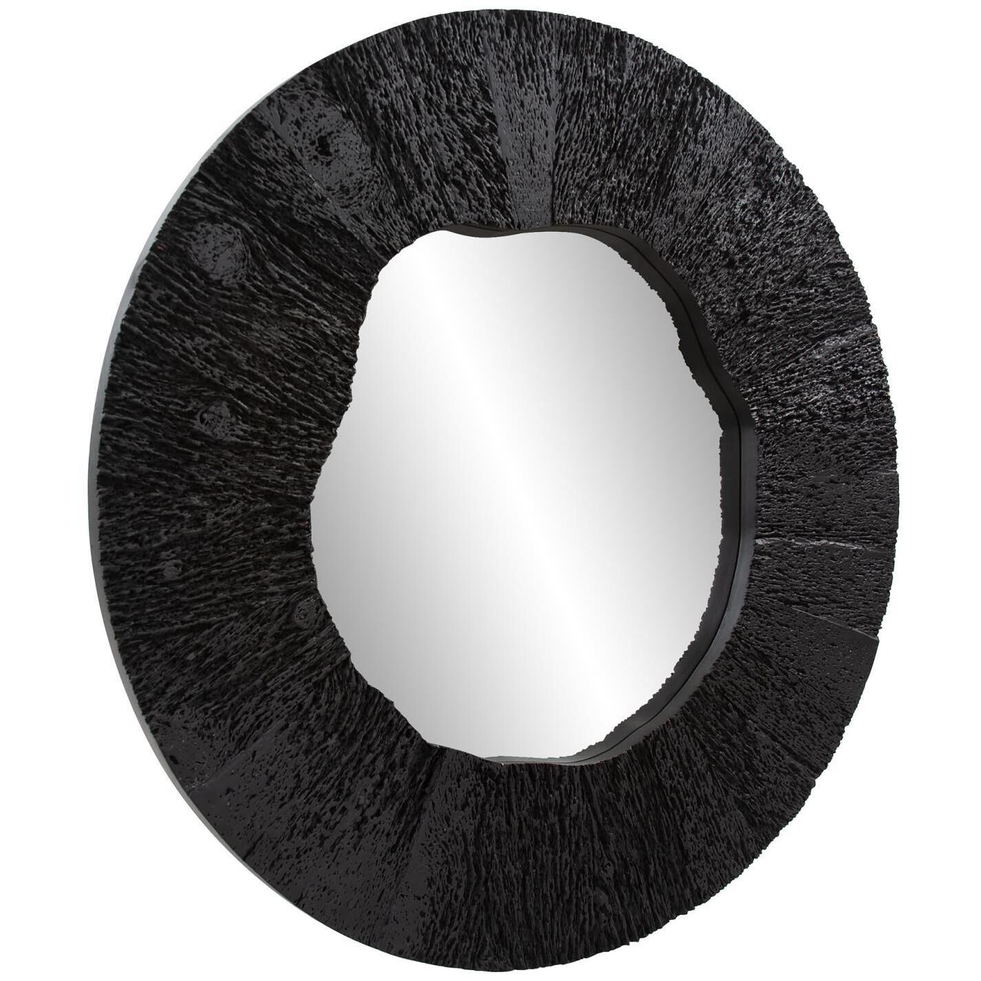 Yazku 47 X 47 inch Matte Black Mirror