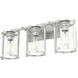 Astwood 3 Light 24.25 inch Brushed Nickel Vanity Light Wall Light