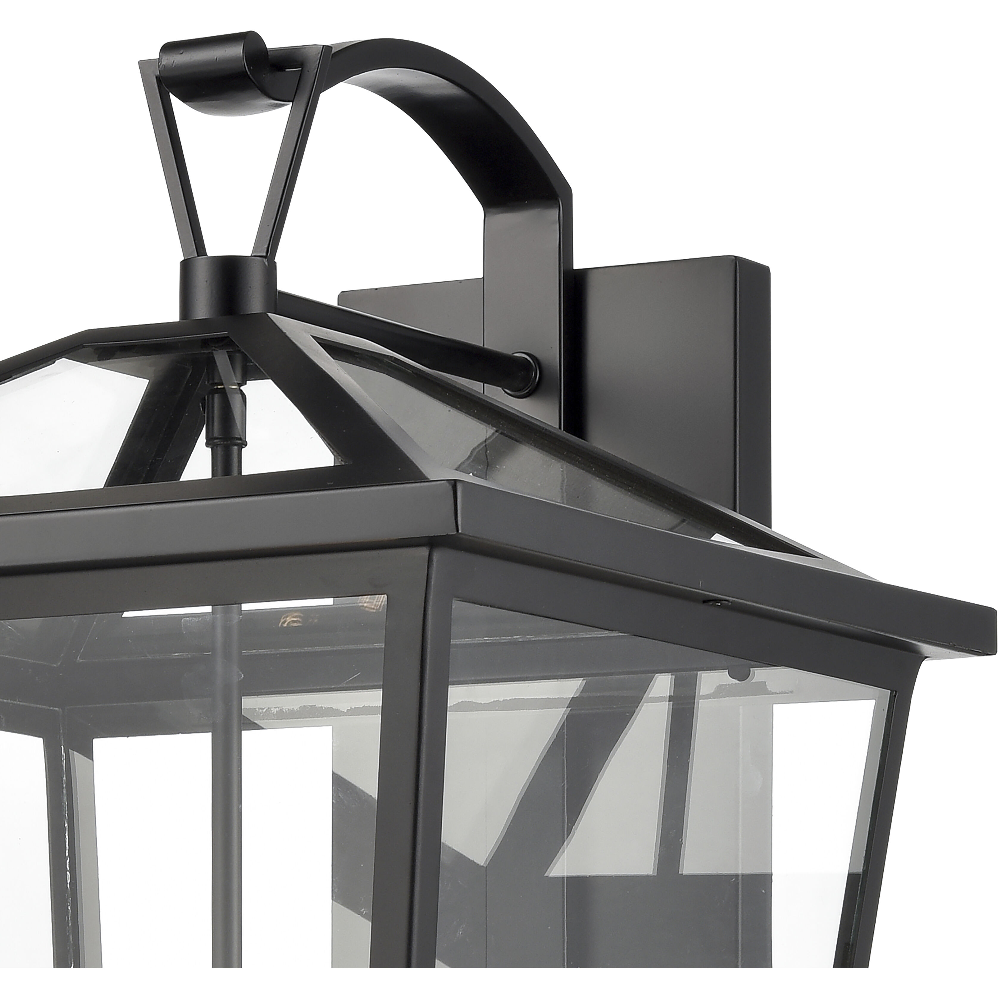 Main Street 4 Light 28 inch Black Outdoor Wall Sconce