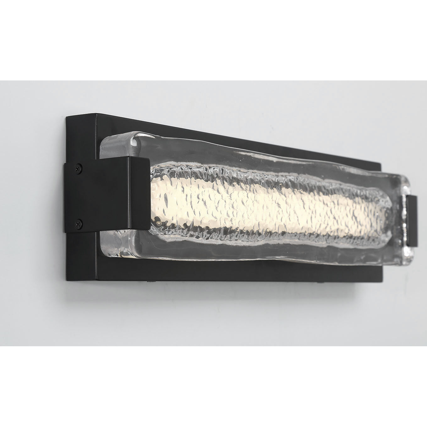 Hiltic LED 17.5 inch Matte Black Outdoor Wall Sconce