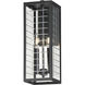 Magnus 2 Light 17 inch Black Outdoor Wall Mount