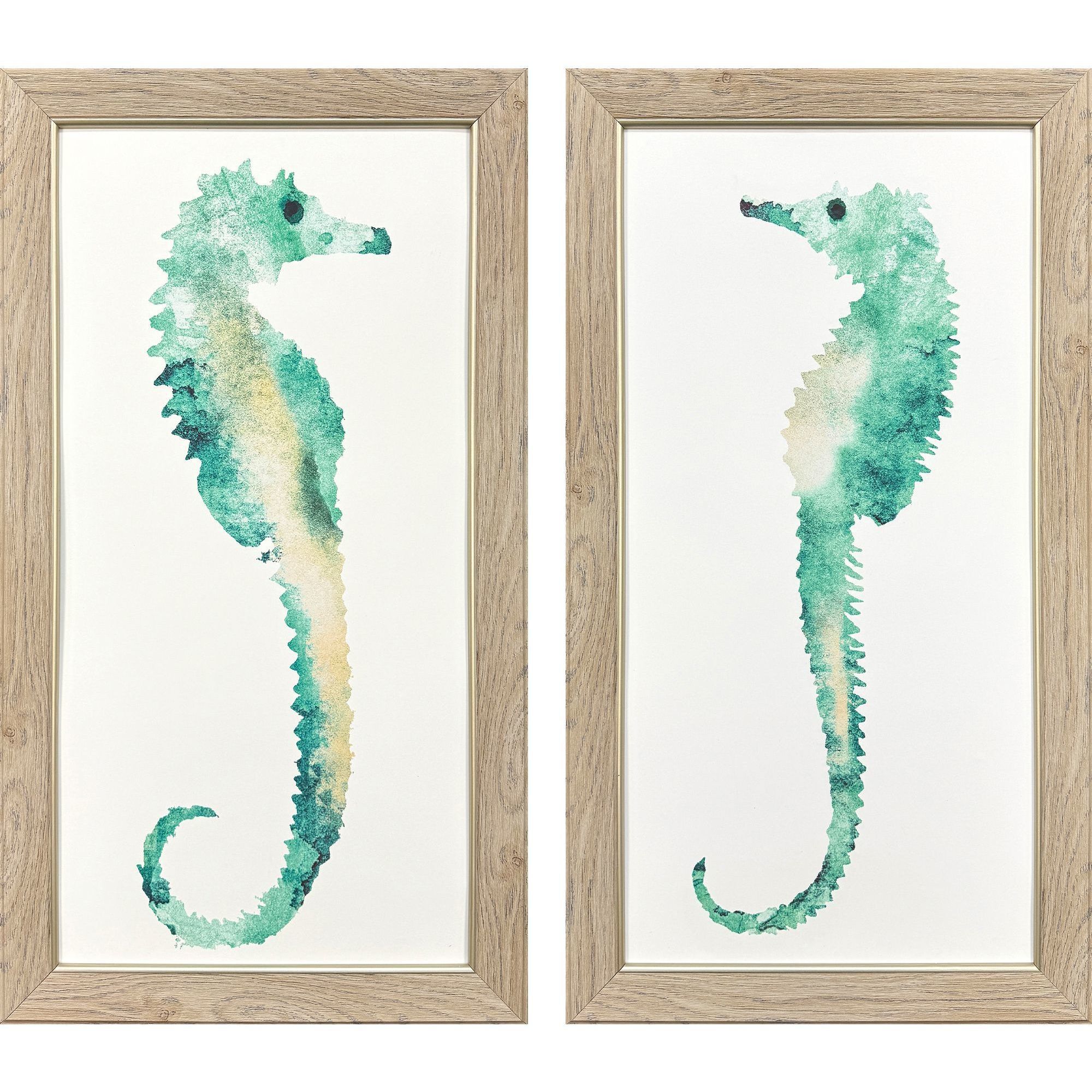Swim Tall Green Framed Art, Propac