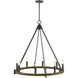 Harwell 8 Light 34.75 inch Antique Millwood Chandelier Ceiling Light