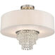 Carlisle 4 Light 18 inch Brushed Nickel Semi-Flush Mount Ceiling Light