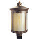 Signature 1 Light 19 inch Rustic Sienna Outdoor Post