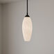 Burnett LED 5 inch Matte Black Mini Pendant Ceiling Light