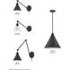 Arti 1 Light 7.75 inch Black Indoor Wall Sconce Wall Light