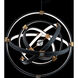 Beyond Atomic LED 36.44 inch Black Aged Brass Chandelier Ceiling Light in Black-Aged Brass, Beyond