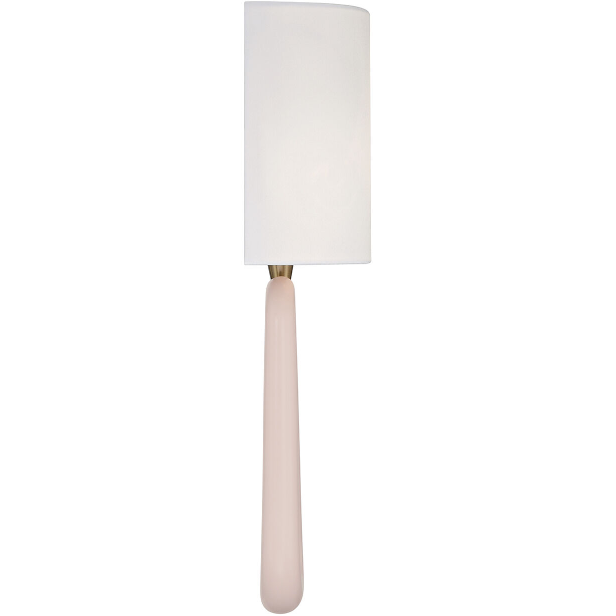 Jori Bath Wall Light in Aged Brass and Blush