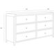Tierra Natural / Antique White / Antique White Dresser, Small