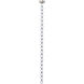 Forever Seduction LED 81.6 inch Polished Nickel Modular Pendant Ceiling Light, Driver in Canopy