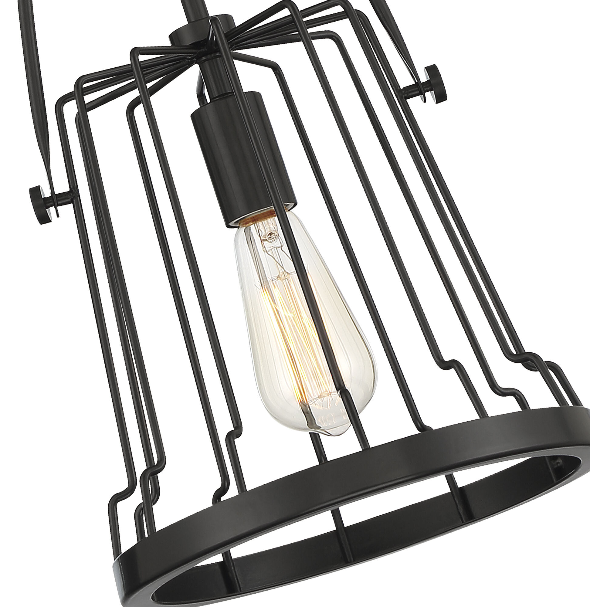 Alba 1 Light 10 inch Matte Black Pendant Ceiling Light