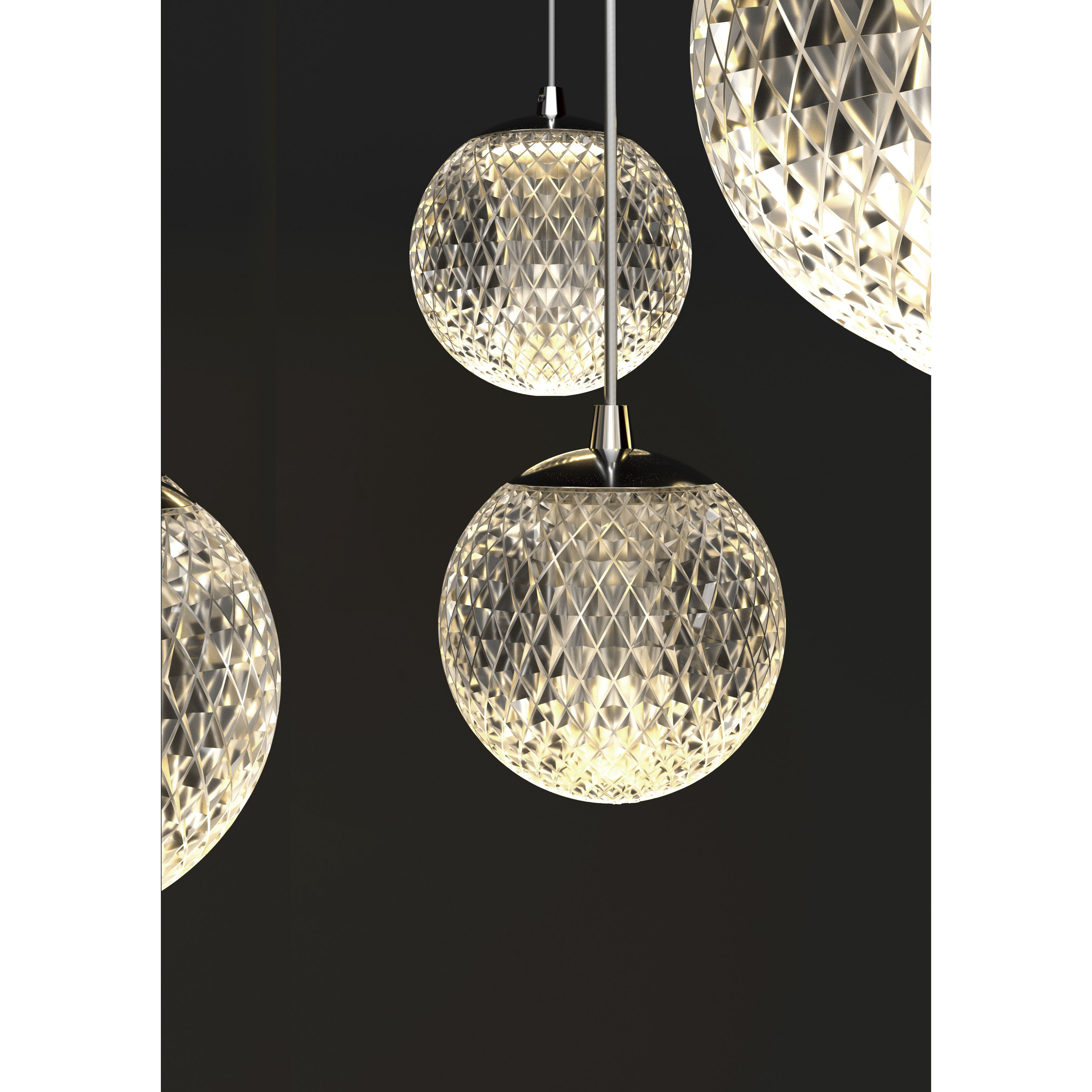 Meissa LED 15.75 inch Chrome Chandelier Ceiling Light