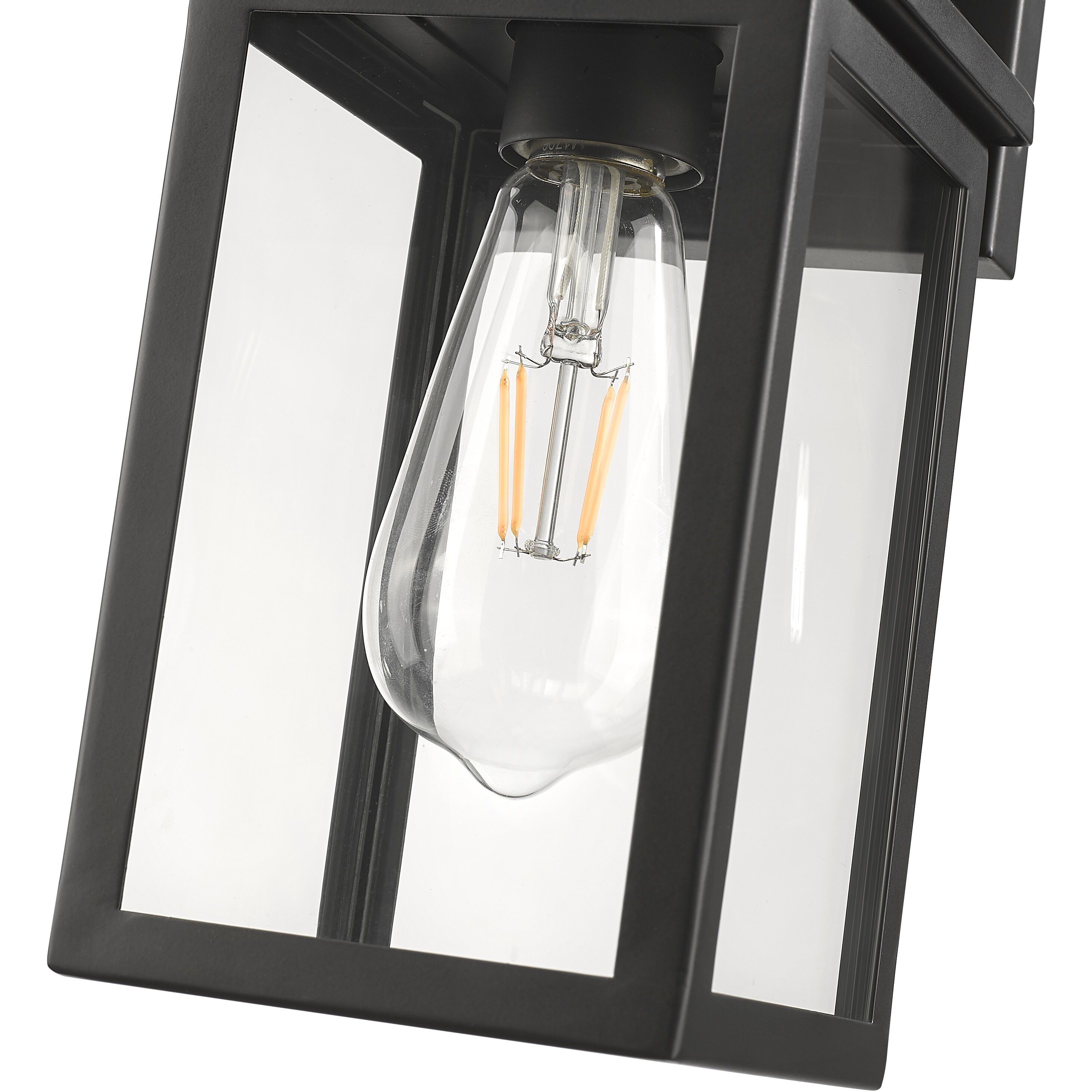 Stockwell 1 Light 13 inch Matte Black Exterior Wall Mount